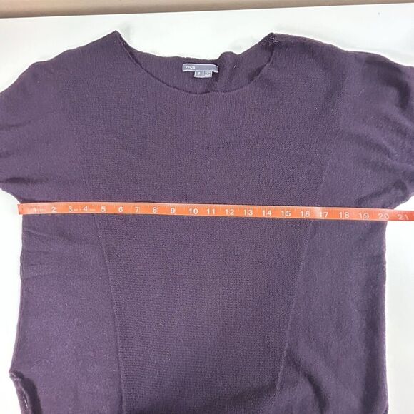 Vince Women's Purple Cashmere Blend Sweater Size S Classic Closet Staple - Picture 7 of 8